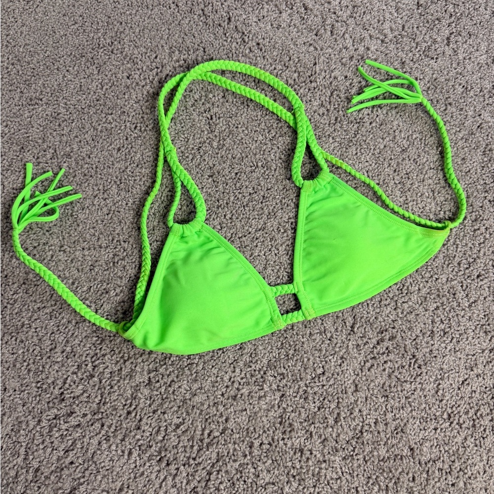 Pakaloha Neon Green Bikini Top